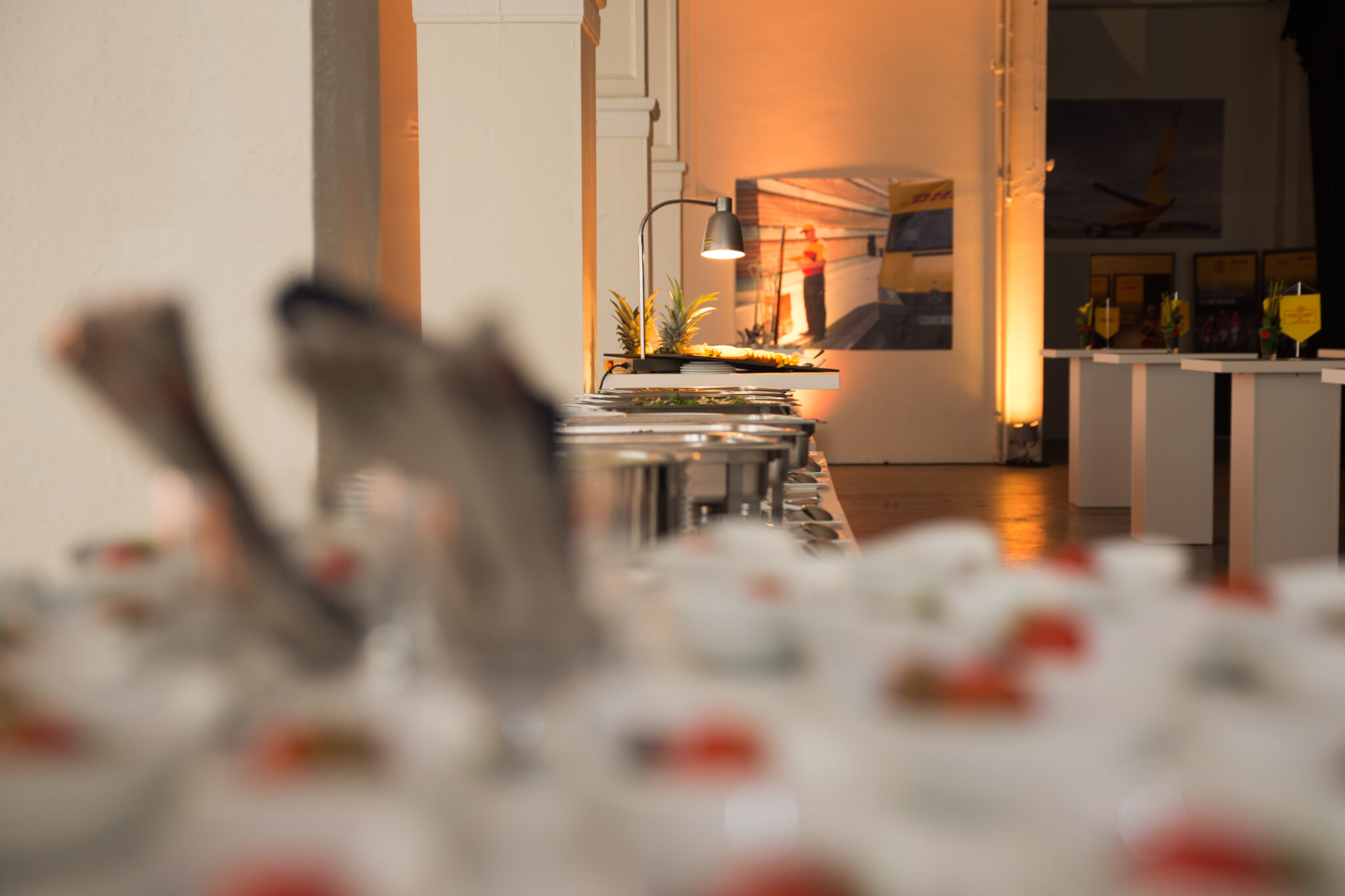 Catering der HM Eventgroup mit abwechslungsreichem Buffet
